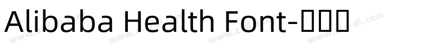 Alibaba Health Font字体转换